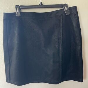 Express Black Mini Skirt